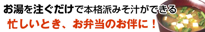 オーサワの有機みそ汁(生みそタイプ)お湯を注ぐだけで本格派みそ汁ができる。忙しいとき、お弁当のお伴に!